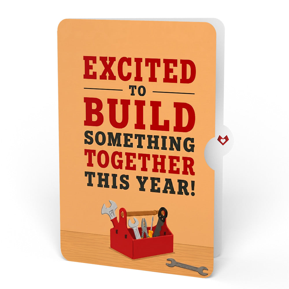 Toolbox Welcome Pop-Up Card and Building Something Together Sentiment Set
