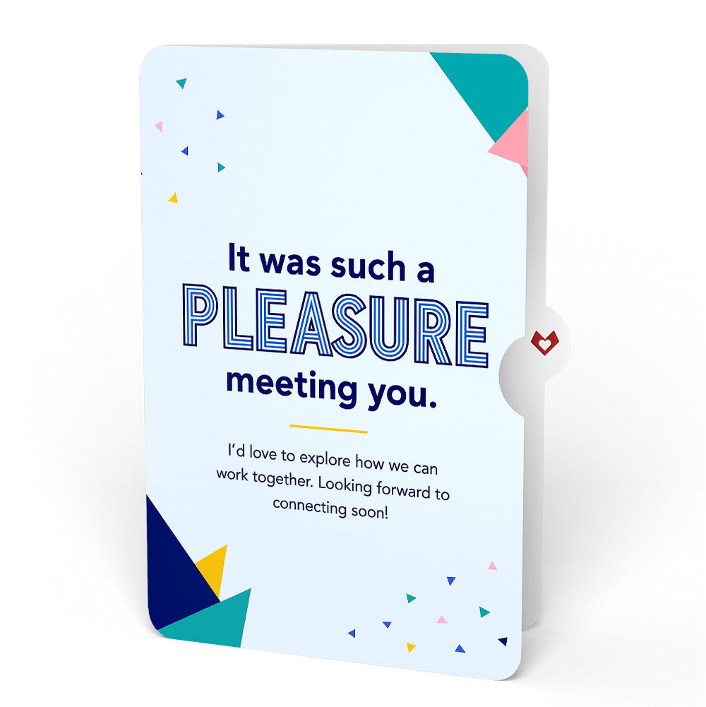 Thank You Confetti Pop-Up Card and A Pleasure Meeting You Sentiment Set
