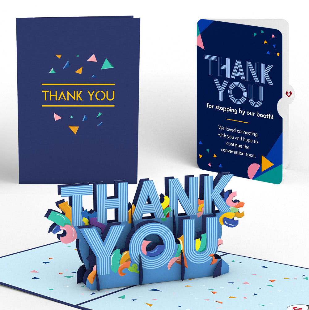 Thank You Confetti Pop-Up Card and Continuing Conversations Sentiment Set