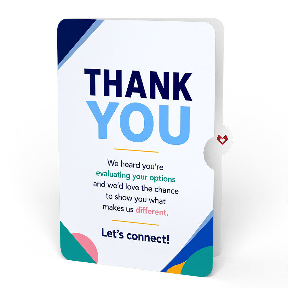 Thank You Confetti Pop-Up Card and Evaluating Options Sentiment Set