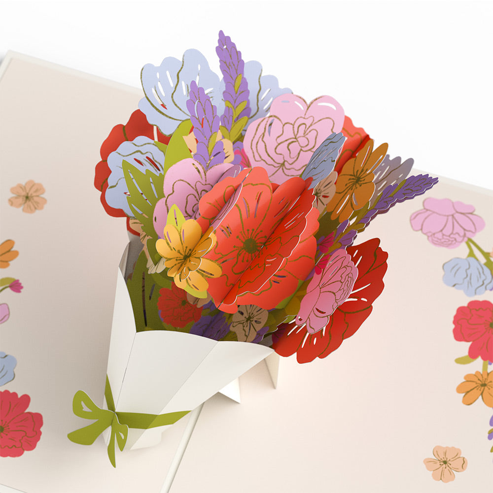 Thanks a Bunch Bouquet Pop-Up Card and Changing Lives Sentiment Set