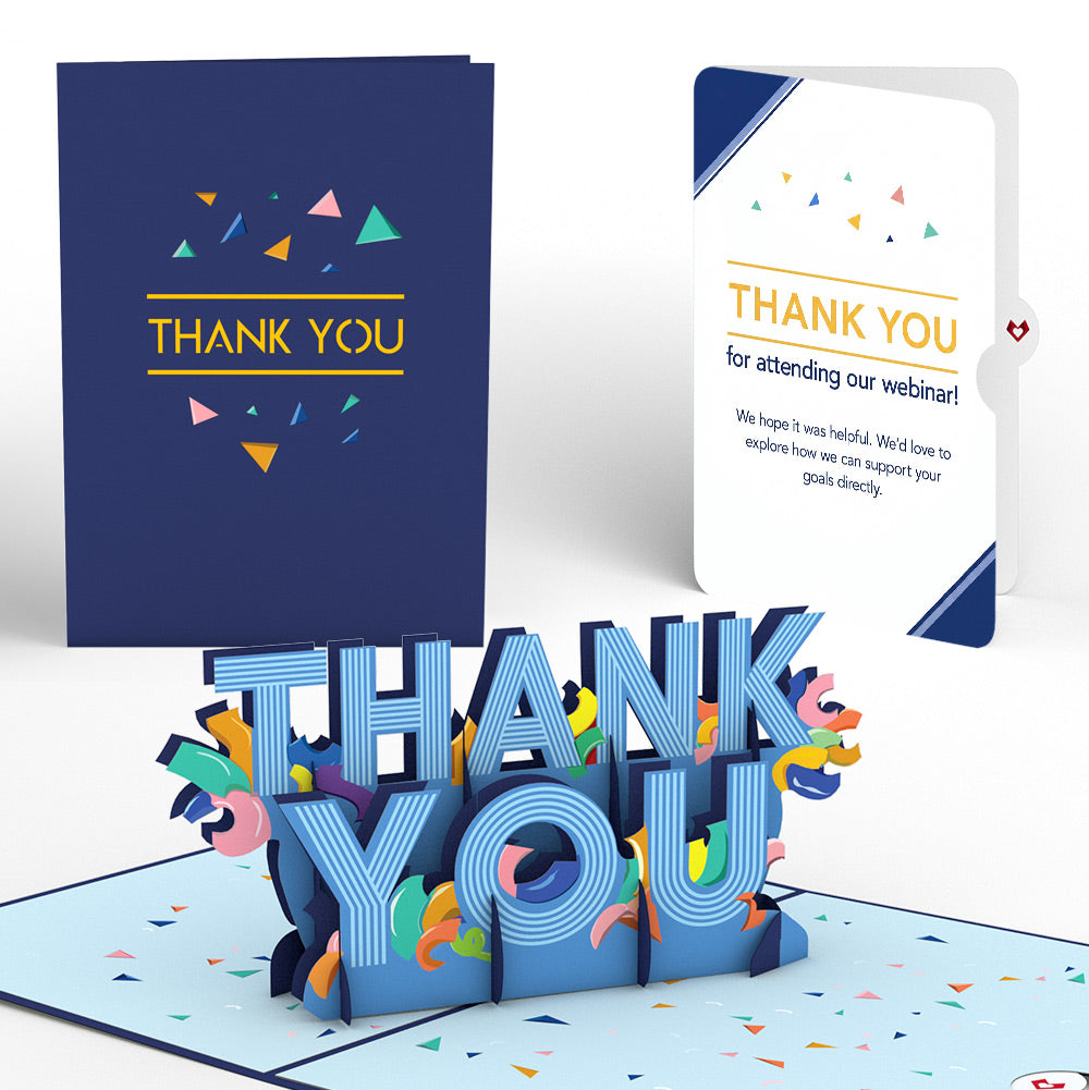 Thank You Confetti Pop-Up Card and Exploring Your Goals Sentiment Set