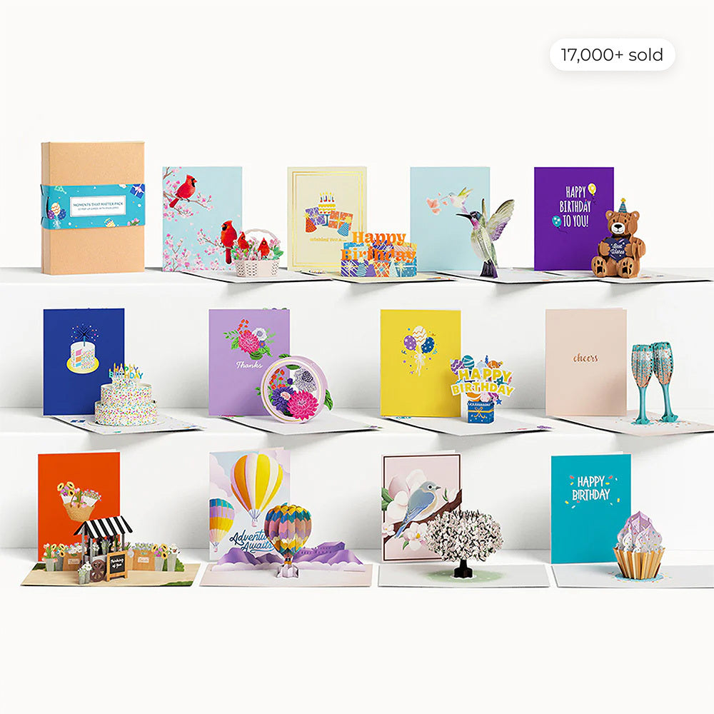 Moments That Matter Box Set (Assorted 12-pack): Paperpop® Card