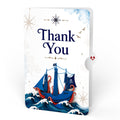 Pirate Ship Thank You Unboxed Pop-Up Paper Sculpture and Sentiment Set