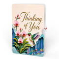 Hummingbird Thinking of You Unboxed Pop-Up Paper Sculpture and Sentiment Set