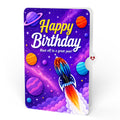 Rocket Ship Birthday Unboxed Pop-Up Paper Sculpture and Sentiment Set