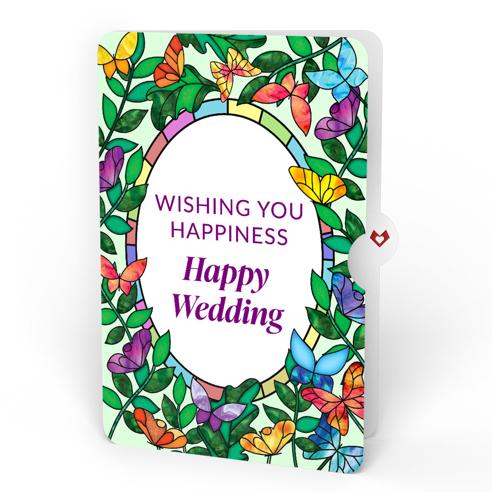 Butterfly Brilliance Weddings Suncatcher Bouquet and Sentiment Set