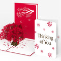 Japanese Maple Thinking of You Pop-Up Card and Sentiment Set