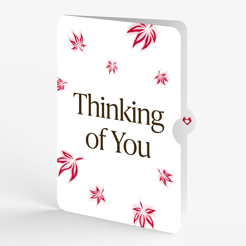 Japanese Maple Thinking of You Pop-Up Card and Sentiment Set
