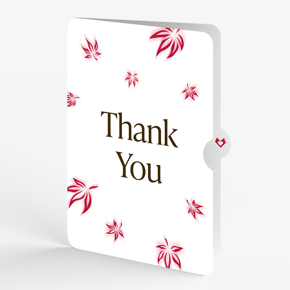 Japanese Maple Thank You Pop-Up Card and Sentiment Set