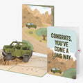 Off-Road Adventure Congratulations Pop-Up Card and Sentiment Set