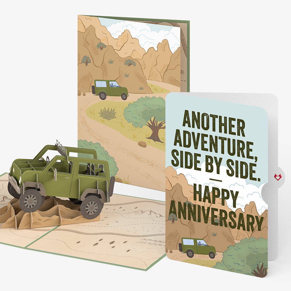 Off-Road Adventure Anniversary Pop-Up Card and Sentiment Set