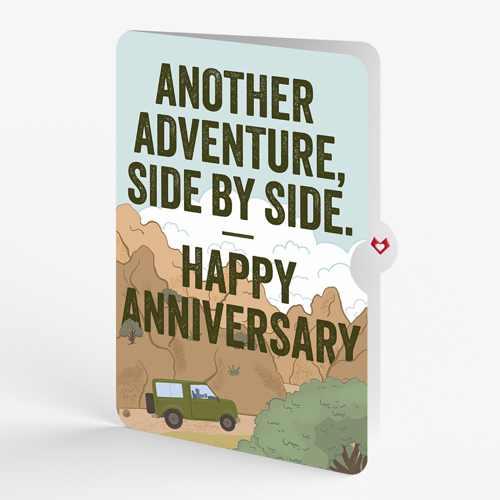 Off-Road Adventure Anniversary Pop-Up Card and Sentiment Set
