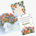 Birthday Bouquet of Happiness Pop-Up Card and Sentiment Set for Daughter