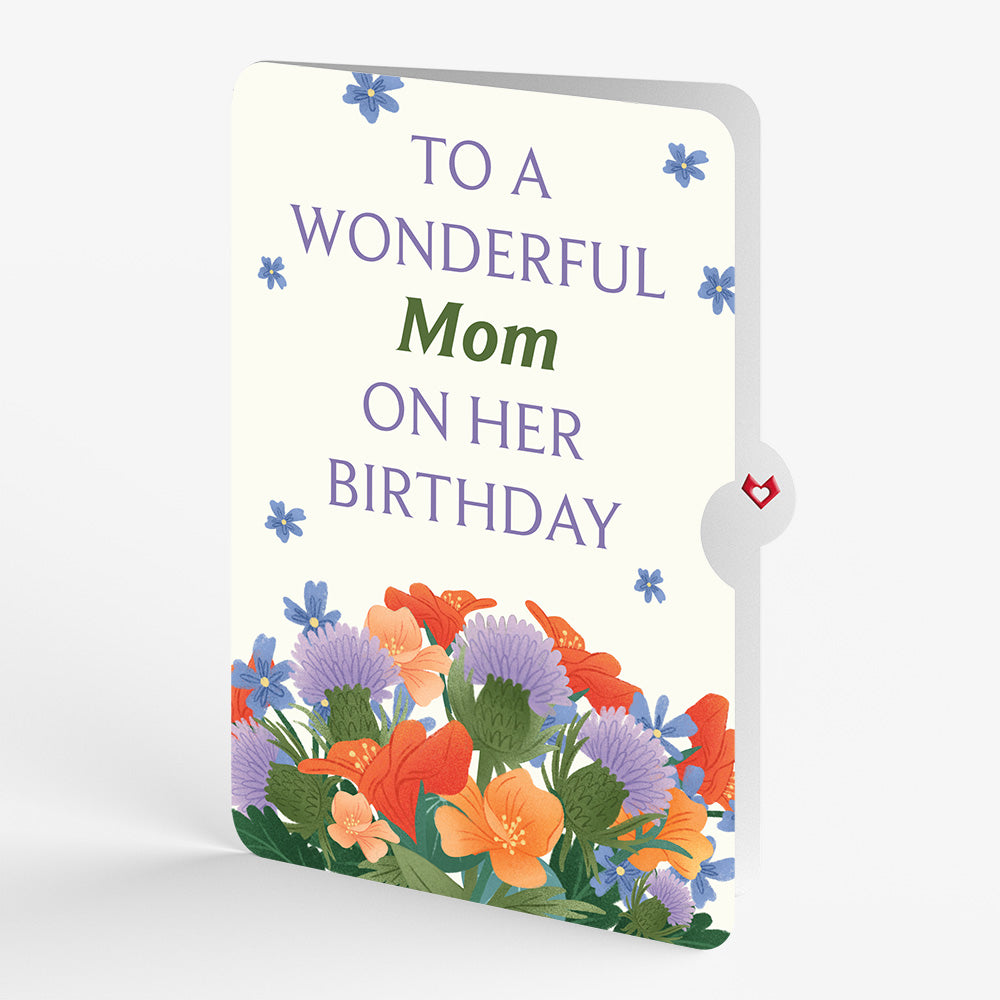 Birthday Bouquet of Happiness Pop-Up Card and Sentiment Set for Mom