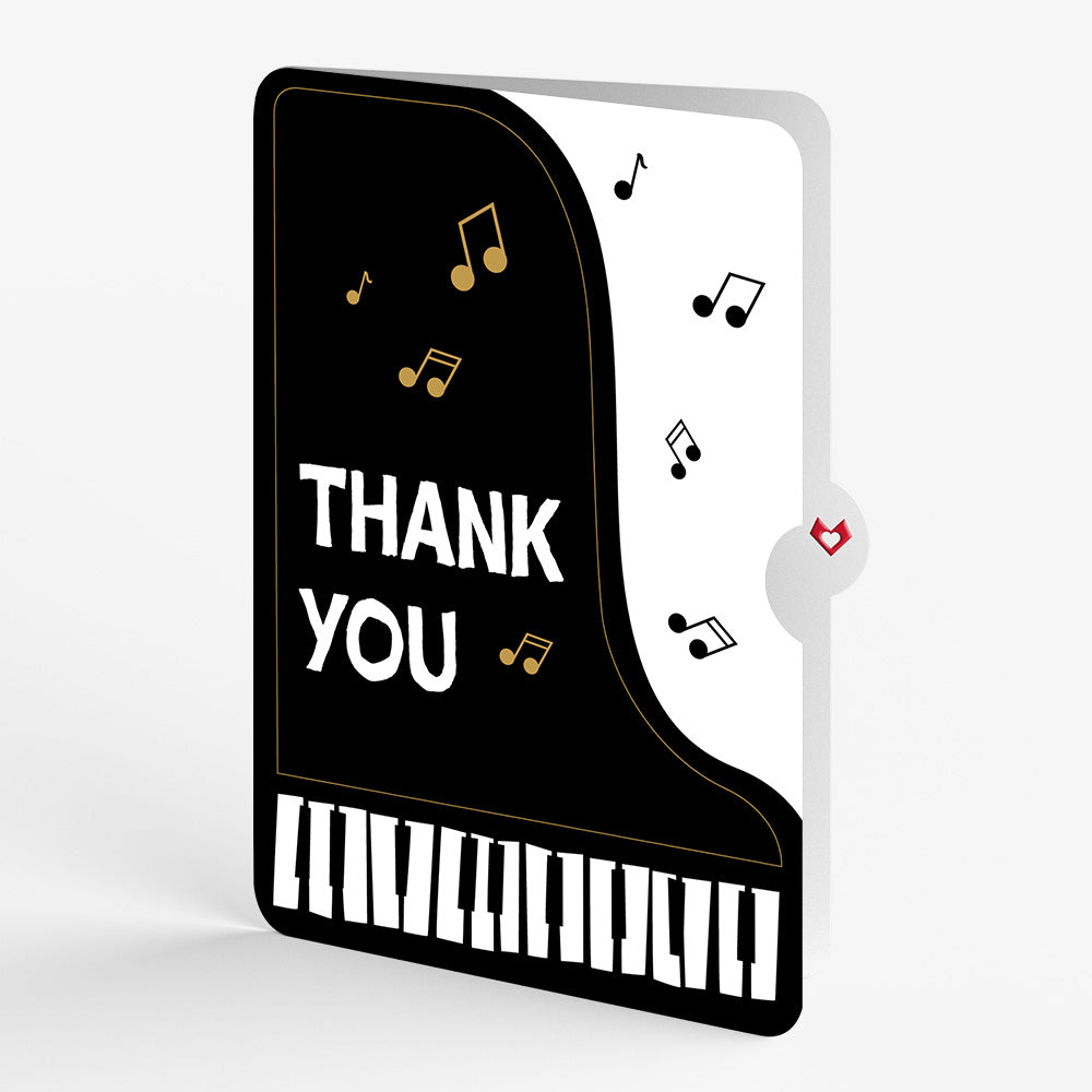 Just a Note Piano Thank You Pop-Up Card and Sentiment Set