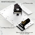 Just a Note Piano Anniversary Pop-Up Card and Sentiment Set
