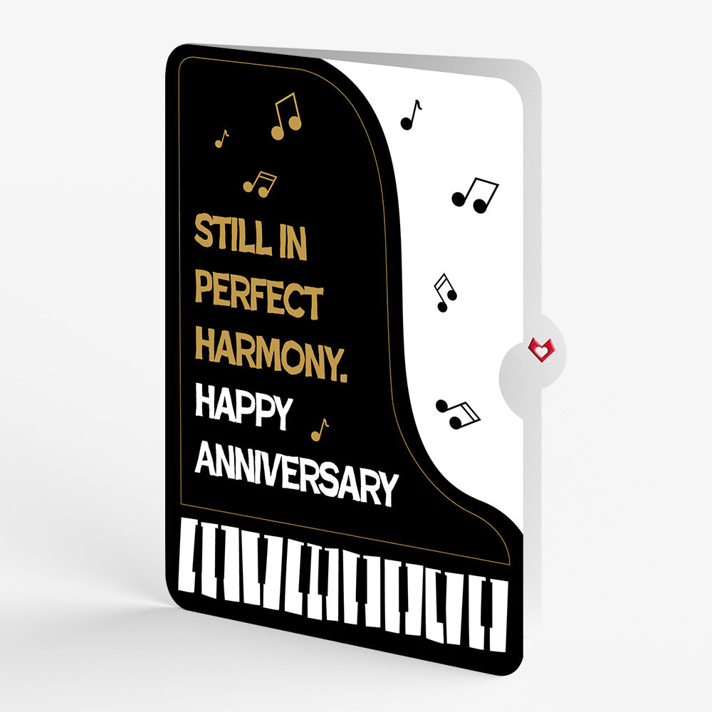 Just a Note Piano Anniversary Pop-Up Card and Sentiment Set
