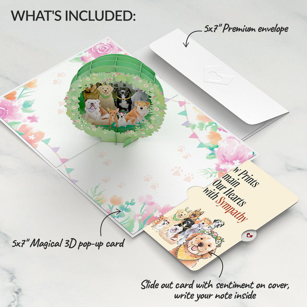 Dog Mom Sympathy Pop-Up Card and Sentiment Set