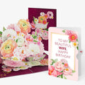 Blush Blooms Birthday Pop-Up Card and Sentiment Set for Wife