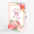 Blush Blooms Birthday Pop-Up Card and Sentiment Set for Wife