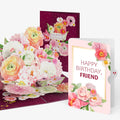 Blush Blooms Birthday Pop-Up Card and Sentiment Set for Friend