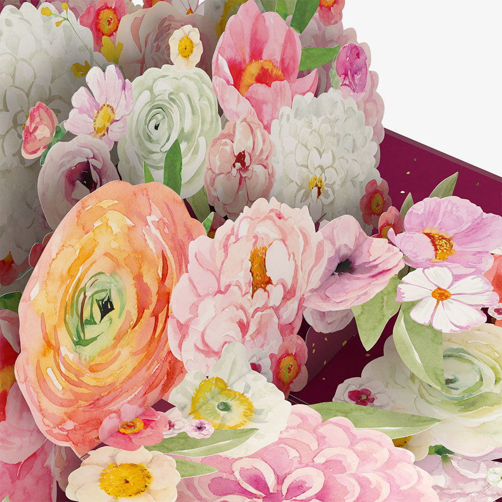 Blush Blooms Birthday Pop-Up Card and Sentiment Set for Friend