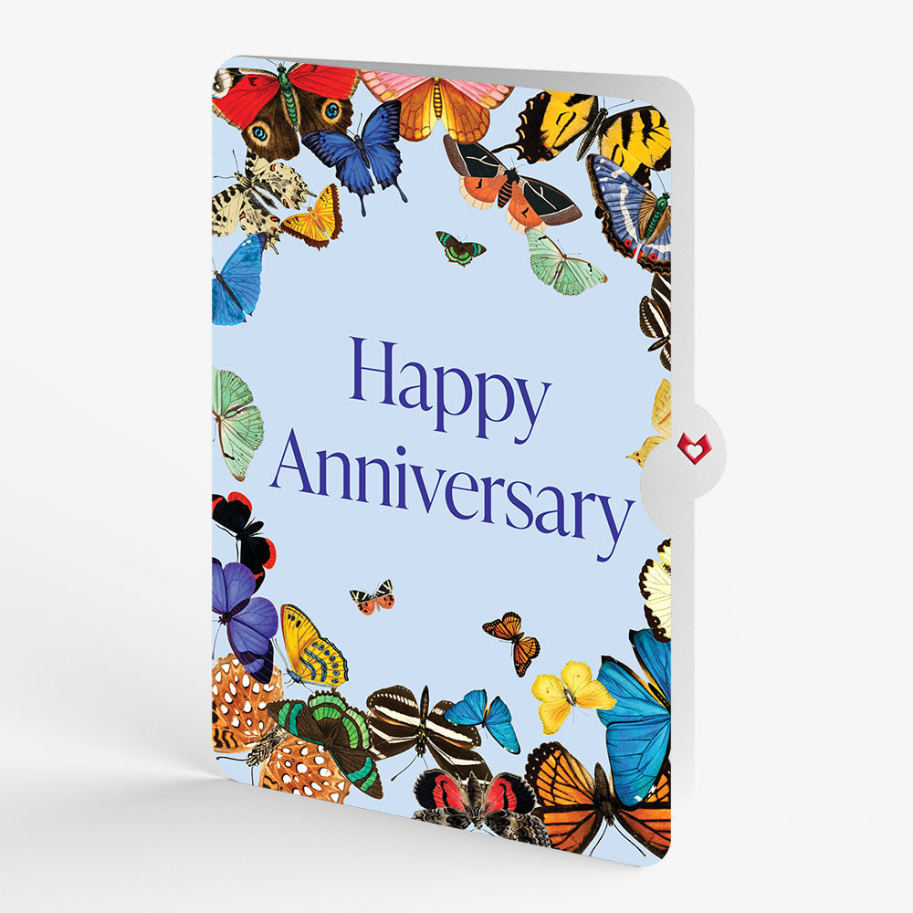 Butterflies in Flight Anniversary Pop-Up Card and Sentiment Set