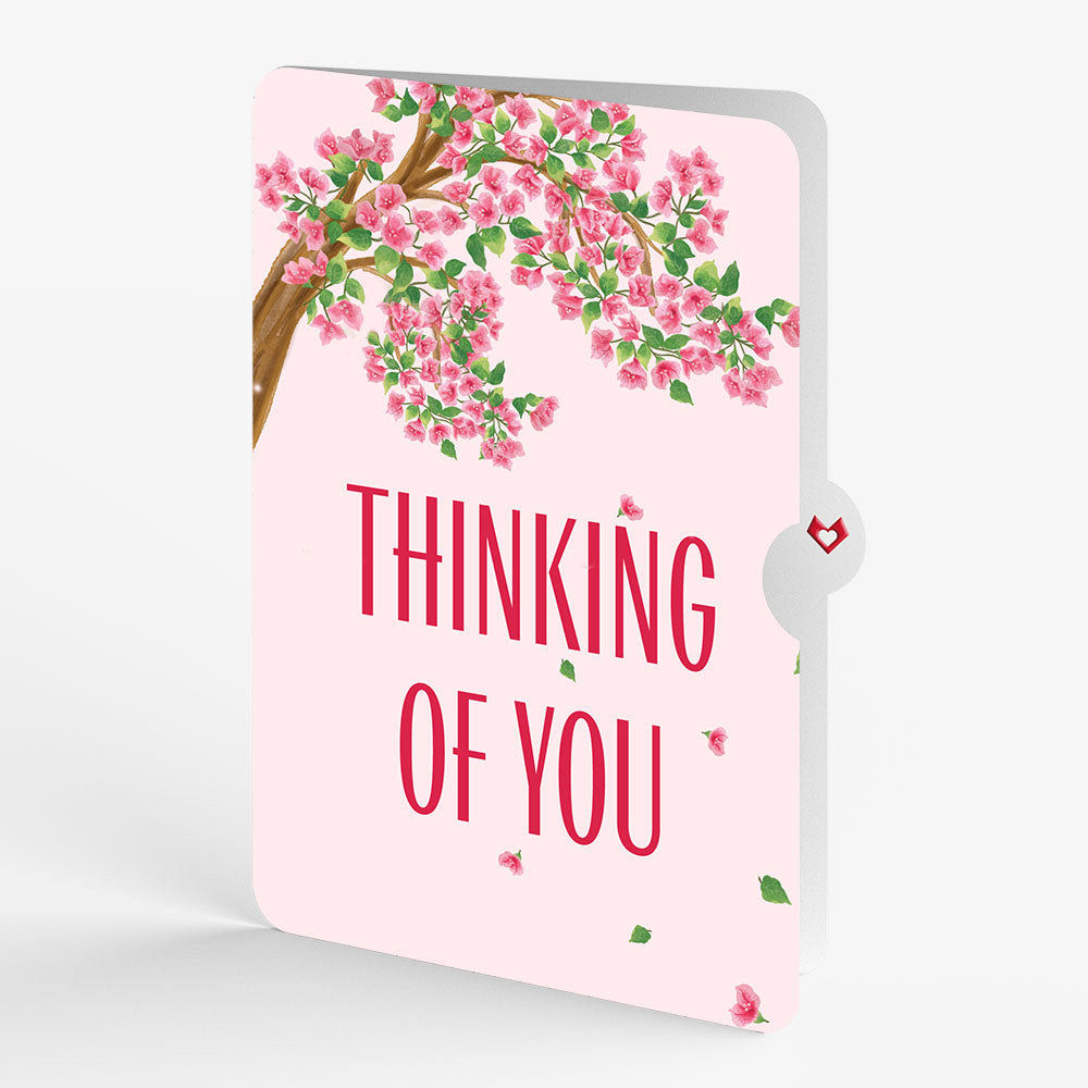 Bougainvillea Garden Thinking of You Pop-Up Card and Sentiment Set
