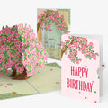 Bougainvillea Garden Birthday Pop-Up Card and Sentiment Set