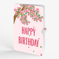 Bougainvillea Garden Birthday Pop-Up Card and Sentiment Set