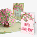 Bougainvillea Garden Anniversary Pop-Up Card and Sentiment Set