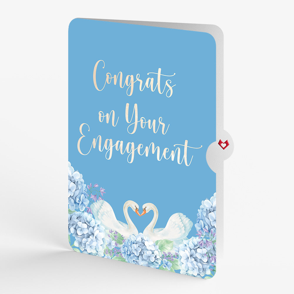 Always and Forever Swans Engagements Pop-Up Card and Sentiment Set