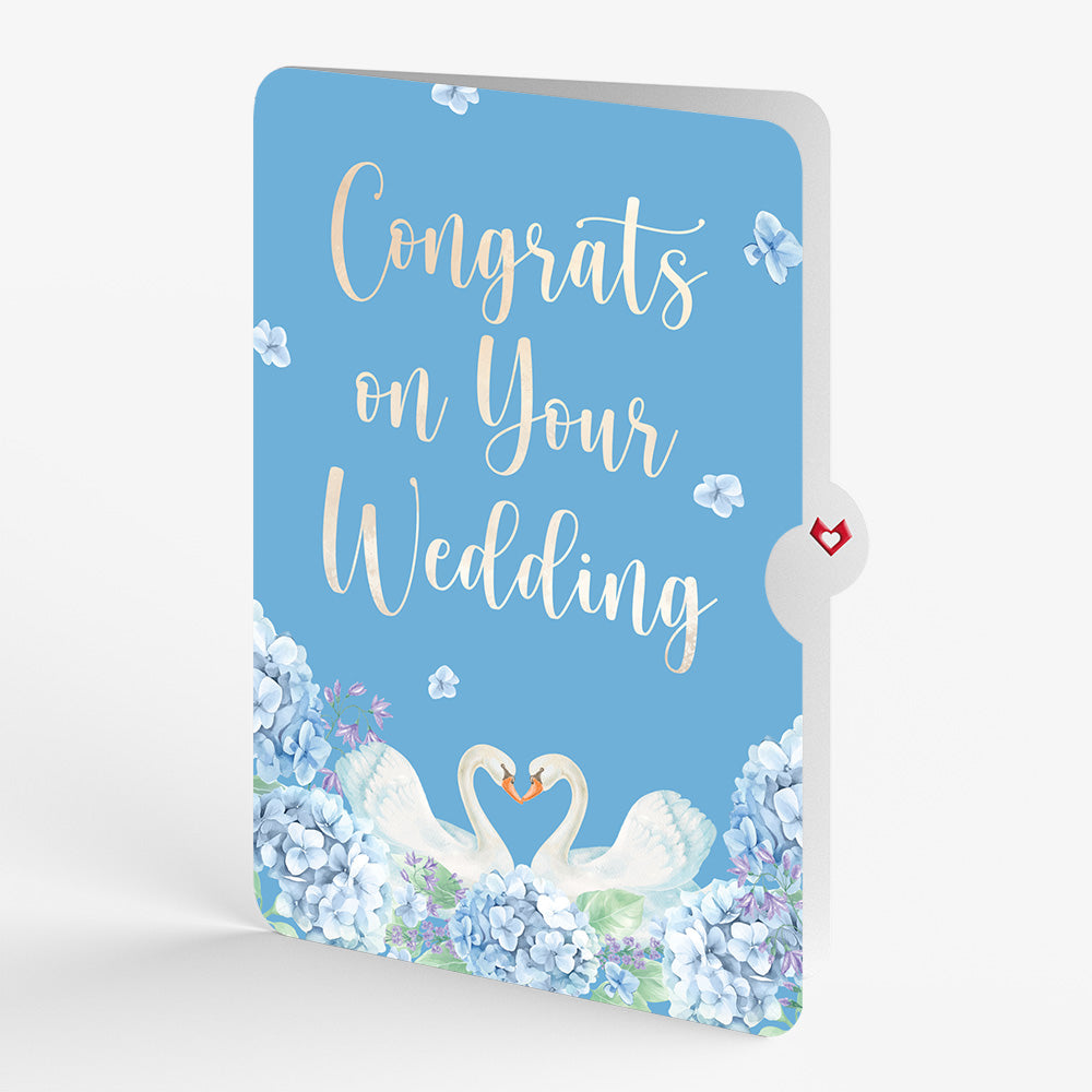 Always and Forever Swans Weddings Pop-Up Card and Sentiment Set