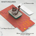 Mischievous Cat Birthday Pop-Up Card and Sentiment Set