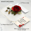 Elegant Red Rose Weddings Pop-Up Card and Sentiment Set
