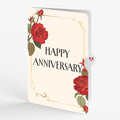 Elegant Red Rose Anniversary Pop-Up Card and Sentiment Set