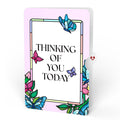 Joy Takes Flight Butterfly Thinking of You Suncatcher Card and Sentiment Set