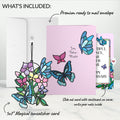 Joy Takes Flight Butterfly Anniversary Suncatcher Card and Sentiment Set