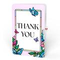 Joy Takes Flight Butterfly Thank You Suncatcher Card and Sentiment Set