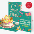 Too Many Candles Birthday Music and Lights Pop-Up Card and Sentiment Set for Husband