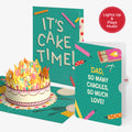 Too Many Candles Birthday Music and Lights Pop-Up Card and Sentiment Set for Dad
