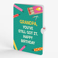 Too Many Candles Birthday Music and Lights Pop-Up Card and Sentiment Set for Grandfather