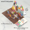 Birthday Cat-astrophe Music and Lights Pop-Up Card and Sentiment Set for Friend