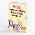 Birthday Pawty Pups Music and Lights Pop-Up Card and Sentiment Set for Mom