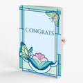 Stained Glass Butterfly Congratulations Light-Up Pop-Up Card and Sentiment Set