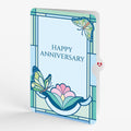 Stained Glass Butterfly Anniversary Light-Up Pop-Up Card and Sentiment Set