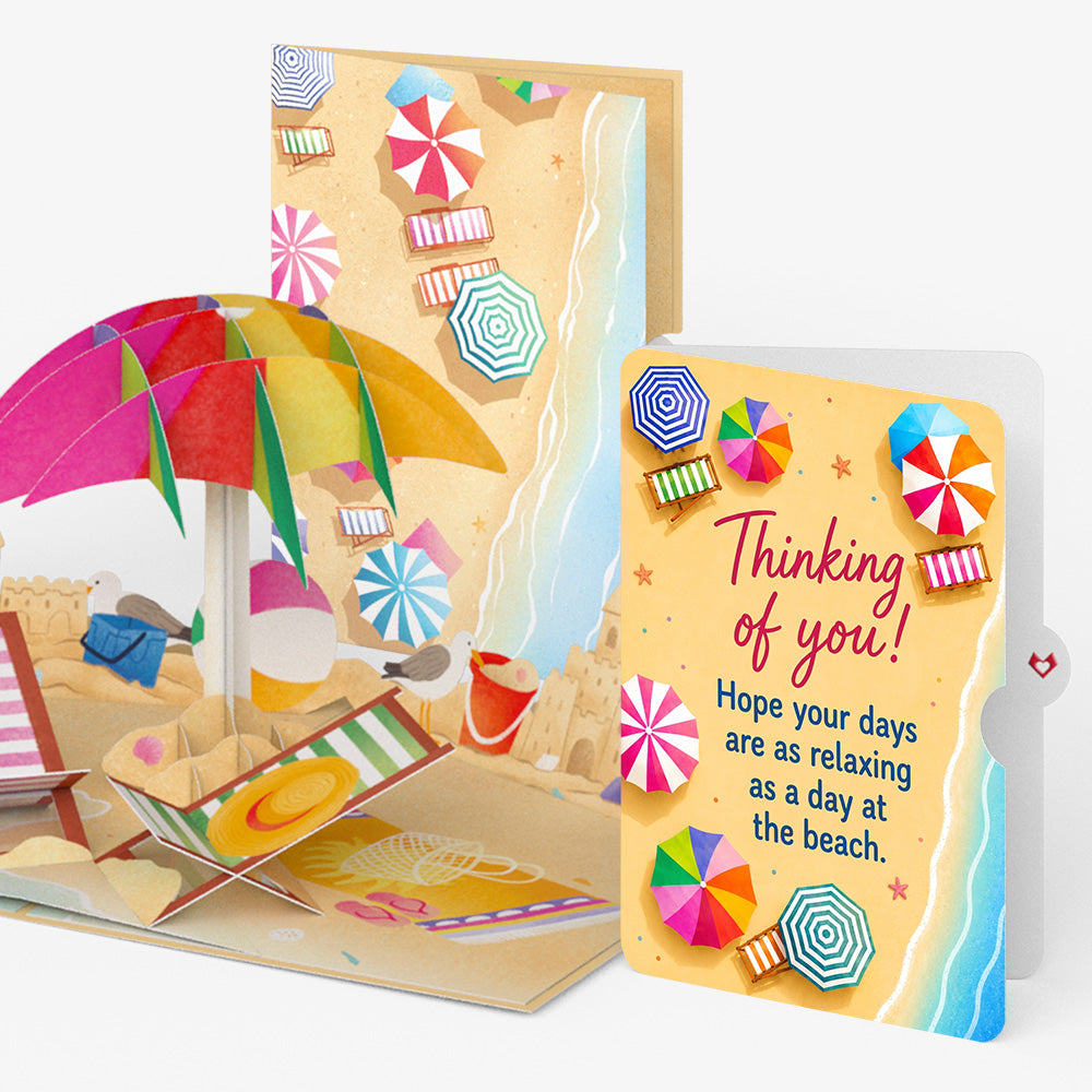 Perfect Beach Day Thinking of You Pop-Up Card and Sentiment Set