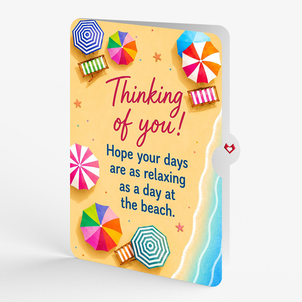 Perfect Beach Day Thinking of You Pop-Up Card and Sentiment Set