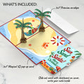 Beach Santa Christmas Pop-Up Card and Sentiment Set